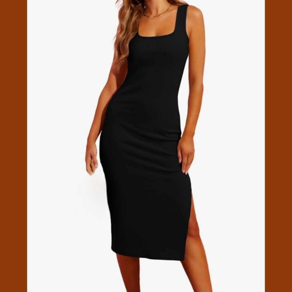 Elegant Black Sleeveless Dress NWT Sealed Orginal Package